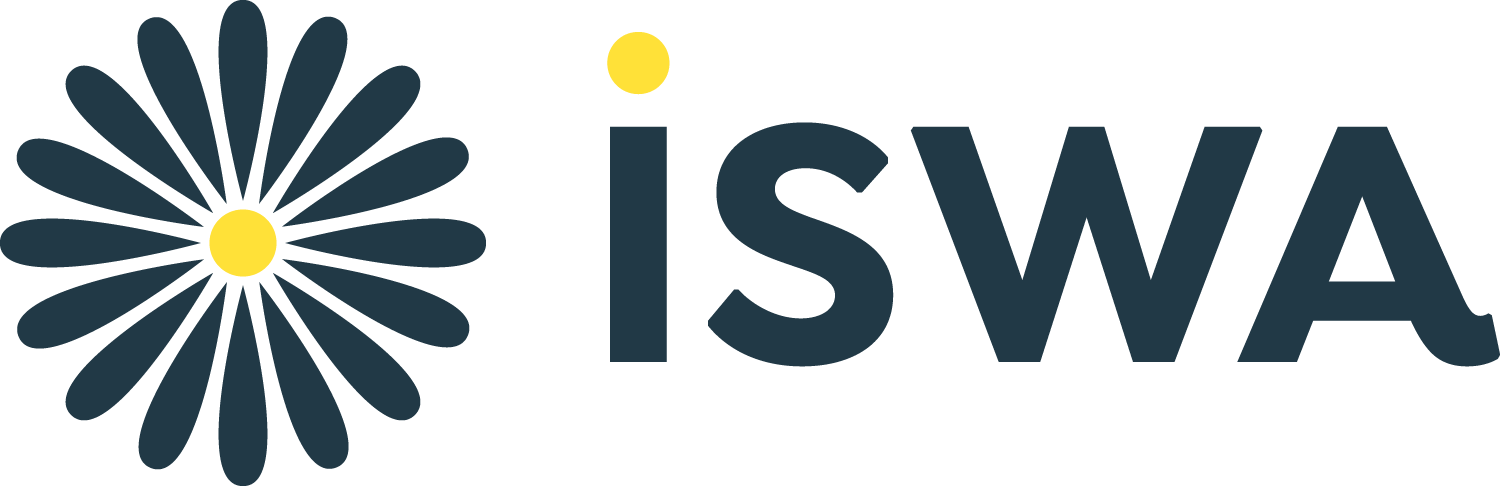 Logo ISWA branco